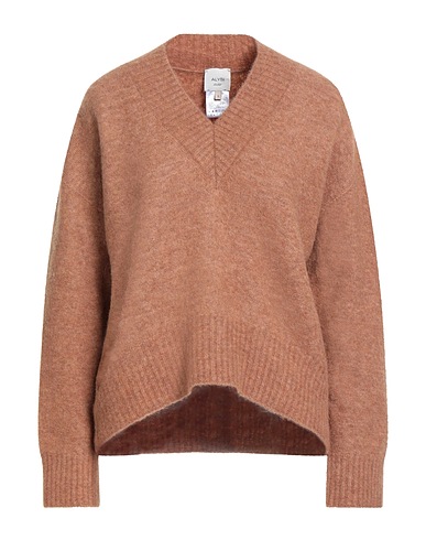 ALYSI Sweater Camel 55% Alpaca wool, 27% Polyamide, 13% Merino Wool, 5% Elastane