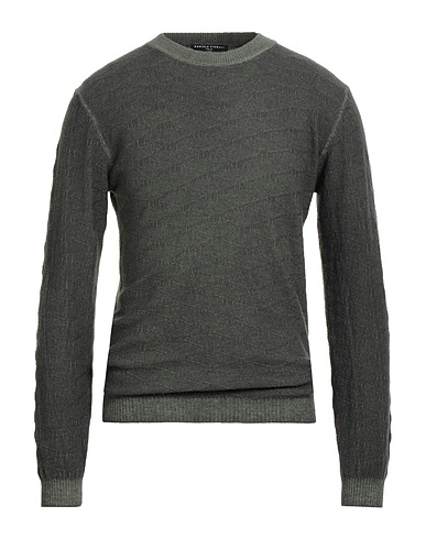 DANIELE FIESOLI Jumper Dark green 90% Virgin Wool, 10% Cashmere
