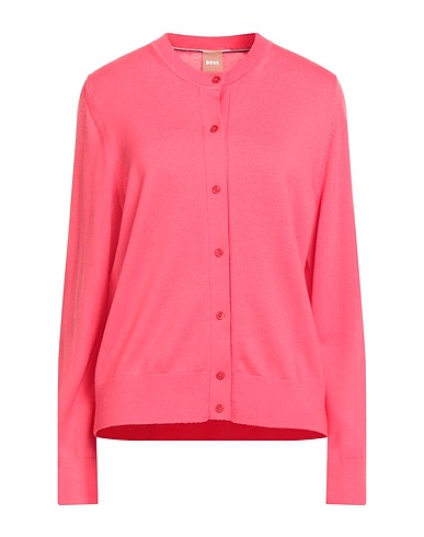 BOSS Cardigan Coral 100% Virgin Wool