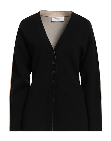 BEATRICE .B Cardigan Black 87% Virgin Wool, 13% Polyester