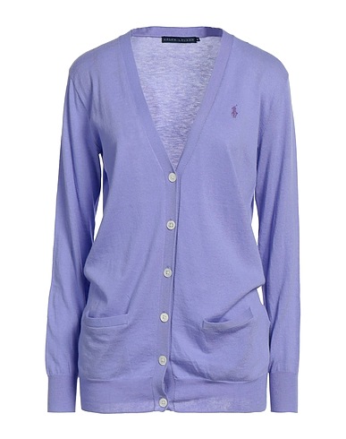 POLO RALPH LAUREN Cardigan Lilac 100% Cotton