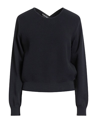 EMPORIO ARMANI Jumper Midnight blue 68% Cotton, 32% Polyamide