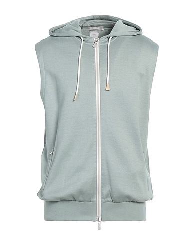ELEVENTY Pullover mit Zipper  PLATINUM Säuregrün 98% Baumwolle, 2% Polyamid