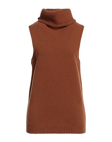 DRIES VAN NOTEN Pullunder Braun 85% Merinowolle, 15% Kaschmir