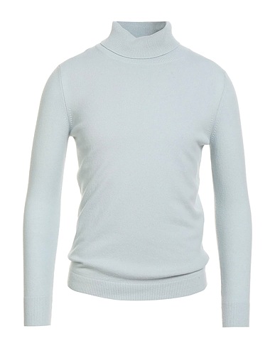 MALO Turtleneck Sky blue 70% Merino Wool, 30% Cashmere