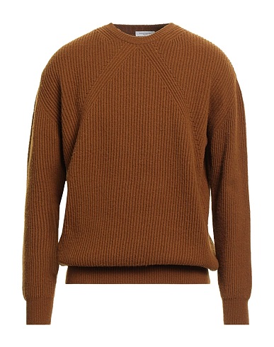 PAOLO PECORA Jumper Brown 100% Virgin Wool