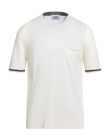 ALPHA STUDIO Jumper 75% Linen, 25% Cotton