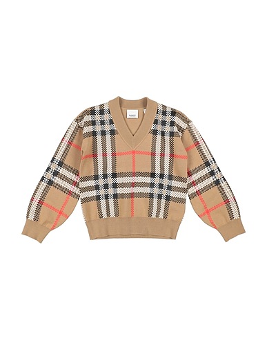 BURBERRY Jumper Camel 96% Wool, 3% Polyamide, 1% Elastane