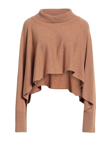 ALPHA STUDIO Turtleneck Camel 40% Recycled wool, 30% Viscose, 20% Recycled polyamide, 10% Recycled cashmere
