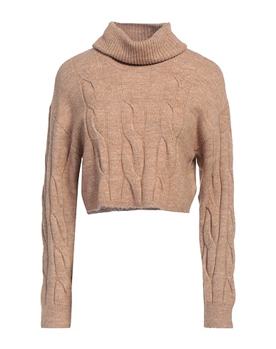 ONLY Polo neck Camel 50% Polyester, 48% Acrylic, 2% Elastane