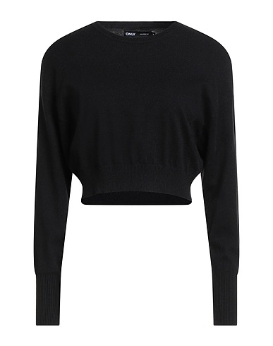 ONLY Sweater Black 35% Viscose, 27% Nylon, 23% Polyester, 15% CIRCULOSE® Viscose