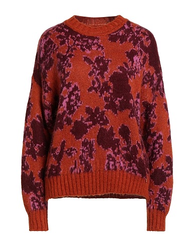 DES PETITS HAUTS Jumper Rust 40% Acrylic, 30% Polyamide, 30% Mohair wool