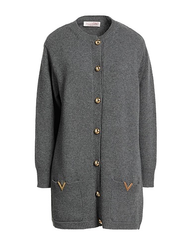 VALENTINO GARAVANI Cardigan Grey 100% Virgin Wool