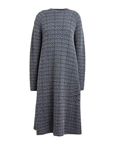 SIYU Knit dress Navy blue 100% Merino Wool