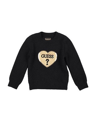 GUESS Jumper Black 85% Polyamide, 9% Viscose, 6% Polyester