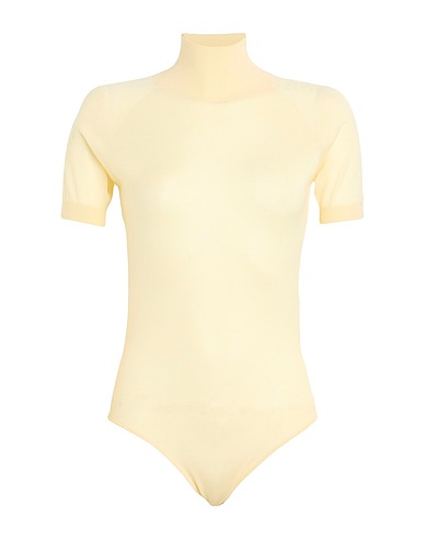 ALAÏA TOPS & TEES Pastel yellow 100% Wool