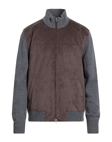 VENGERA Cardigan Military green 100% Virgin Wool, Polyester, Polyurethane