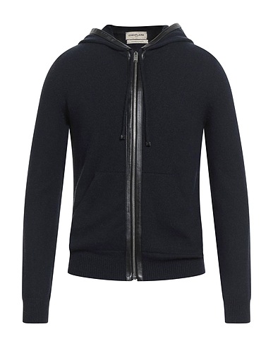 EXEMPLAIRE Cardigan Navy blue 80% Cashmere, 20% Chinchilla wool, Lambswool