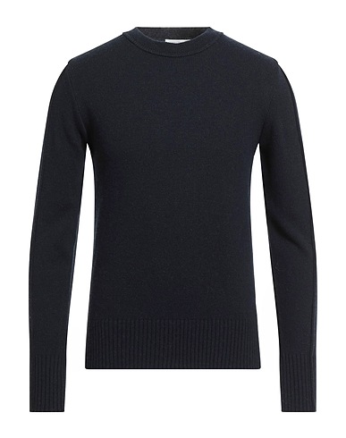 BECOME Pullover Blu notte 80% Lana, 20% Poliammide