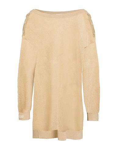 LIU •JO Pullover BETTER Beige 65% Viscosa, 18% Poliammide, 17% Poliestere metallizzato
