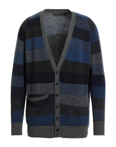 THE ELDER STATESMAN Cardigan Blu 100% Cachemire