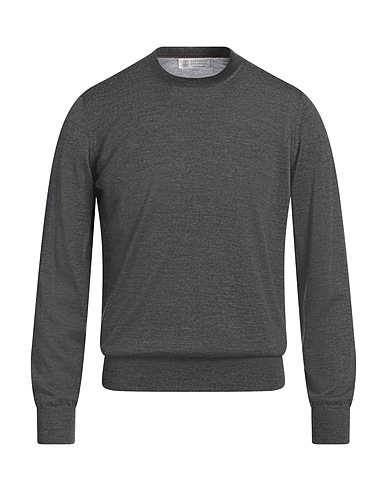 BRUNELLO CUCINELLI Kaschmirpullover  Grau 70% Kaschmir, 30% Seide