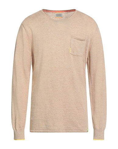 SCOTCH & SODA Jumper Beige 67% Linen, 33% Cotton