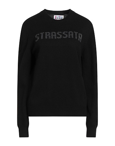 MC2 SAINT BARTH Jumper APRÈS-SKI COLLECTION Black 40% Wool, 25% Viscose, 25% Polyamide, 10% Cashmere
