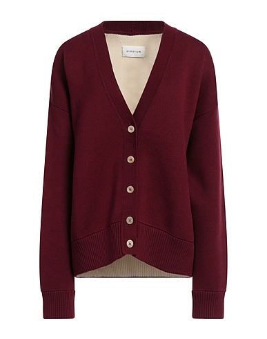 ARMARIUM Cardigan Burgundy 97% Cotton, 3% Elastane