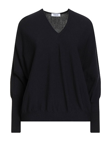 BASE MILANO Sweater Midnight blue 95% Wool, 5% Polyester