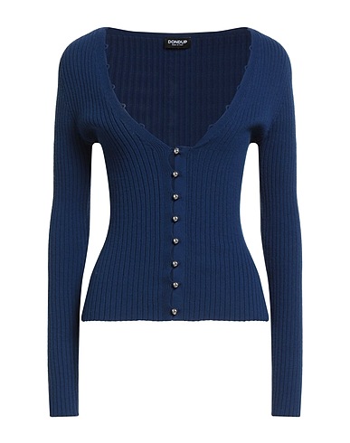 DONDUP Cardigan Navy blue 70% Viscose, 30% Polyester