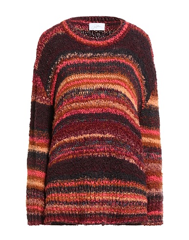 SOALLURE Jumper Burgundy 68% Acrylic, 15% Wool, 10% Polyester, 7% Alpaca wool