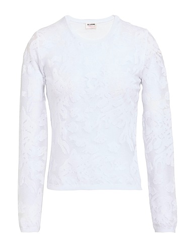 BLUGIRL Pullover Bianco 72% Viscosa, 28% Poliestere