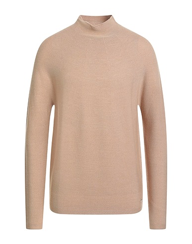 ALPHATAURI Polo neck Sand 75% Wool, 25% Lyocell