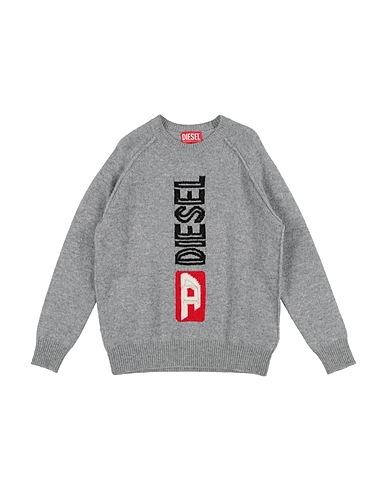 DIESEL Pullover Grau 100% Wolle