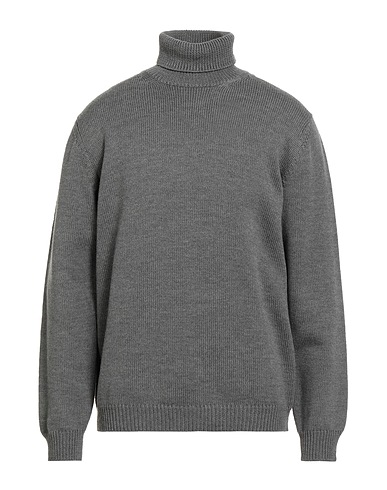 ROBERTO COLLINA Turtleneck Grey 100% Merino Wool