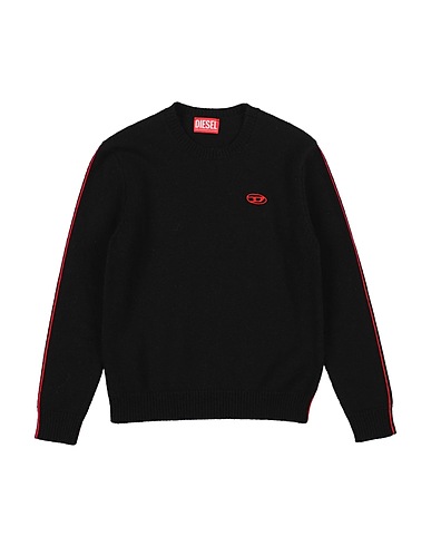 DIESEL Pullover Nero 48% Nylon, 27% Rayon, 20% Lana, 5% Cachemire