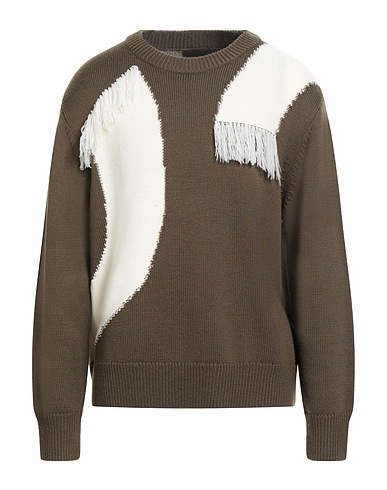 ISNURH Jumper Military green 100% Merino Wool