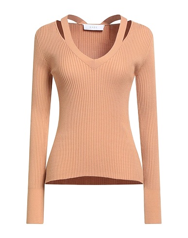 KAOS Jumper Camel 72% Viscose, 28% Polyester