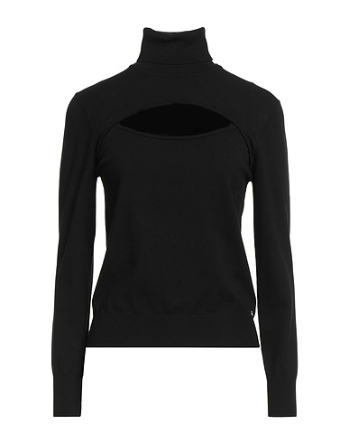 KAOS Polo neck Black 72% Viscose, 28% Polyester
