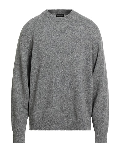 ROBERTO COLLINA Pullover Grigio 47% Lana, 32% Lana di baby camel, 21% Nylon