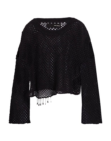 ISABEL BENENATO Jumper Black 67% Mohair wool, 30% Polyamide, 3% Wool