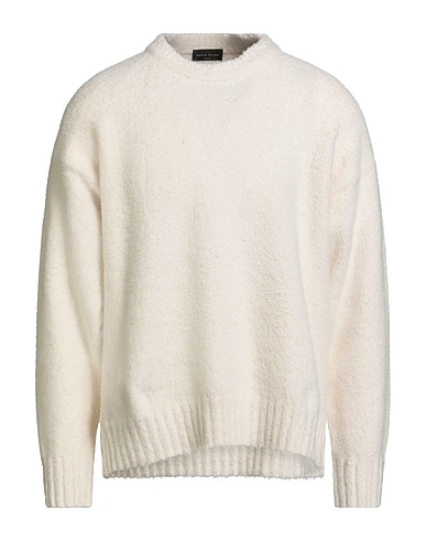 ROBERTO COLLINA Pullover Panna 80% Cotone, 16% Nylon, 4% Elastan