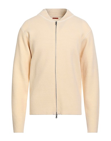 BARENA Cardigan Cream 28% Cotton, 27% Viscose, 25% Wool, 20% Acrylic