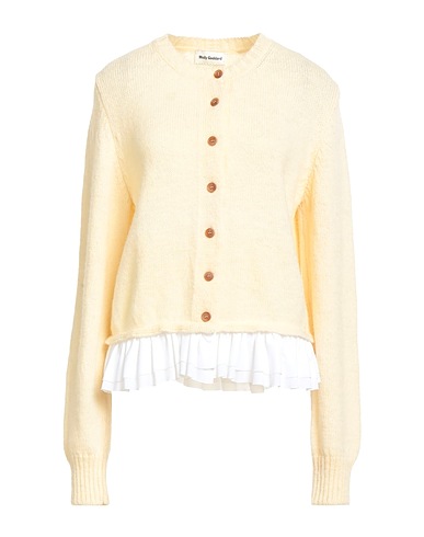 MOLLY GODDARD Strickjacke Beige 100% Lammwolle, Nylon
