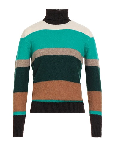 DRUMOHR Polo neck Turquoise 100% Lambswool