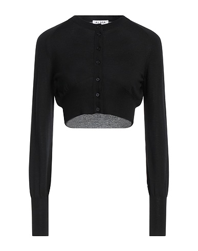 ALAÏA Cardigan Black 97% Wool, 2% Polyamide, 1% Polyurethane