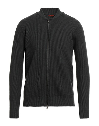 BARENA Cardigan Charcoal 100% Virgin Wool