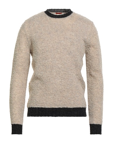 BARENA Pullover Beige 100% Lana Vergine