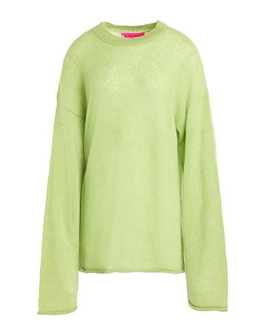 THE ELDER STATESMAN Kaschmirpullover  Säuregrün 63% Kaschmir, 37% Baumwolle